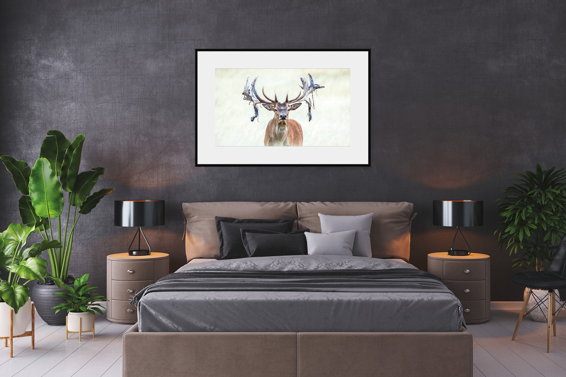 Red Stag in velvet