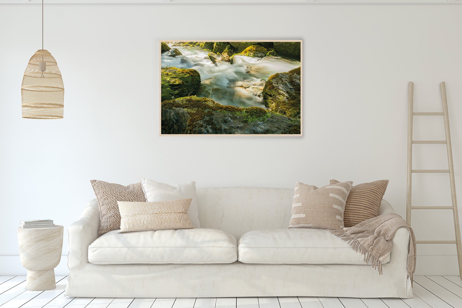 New Zealand long exposure river photo print