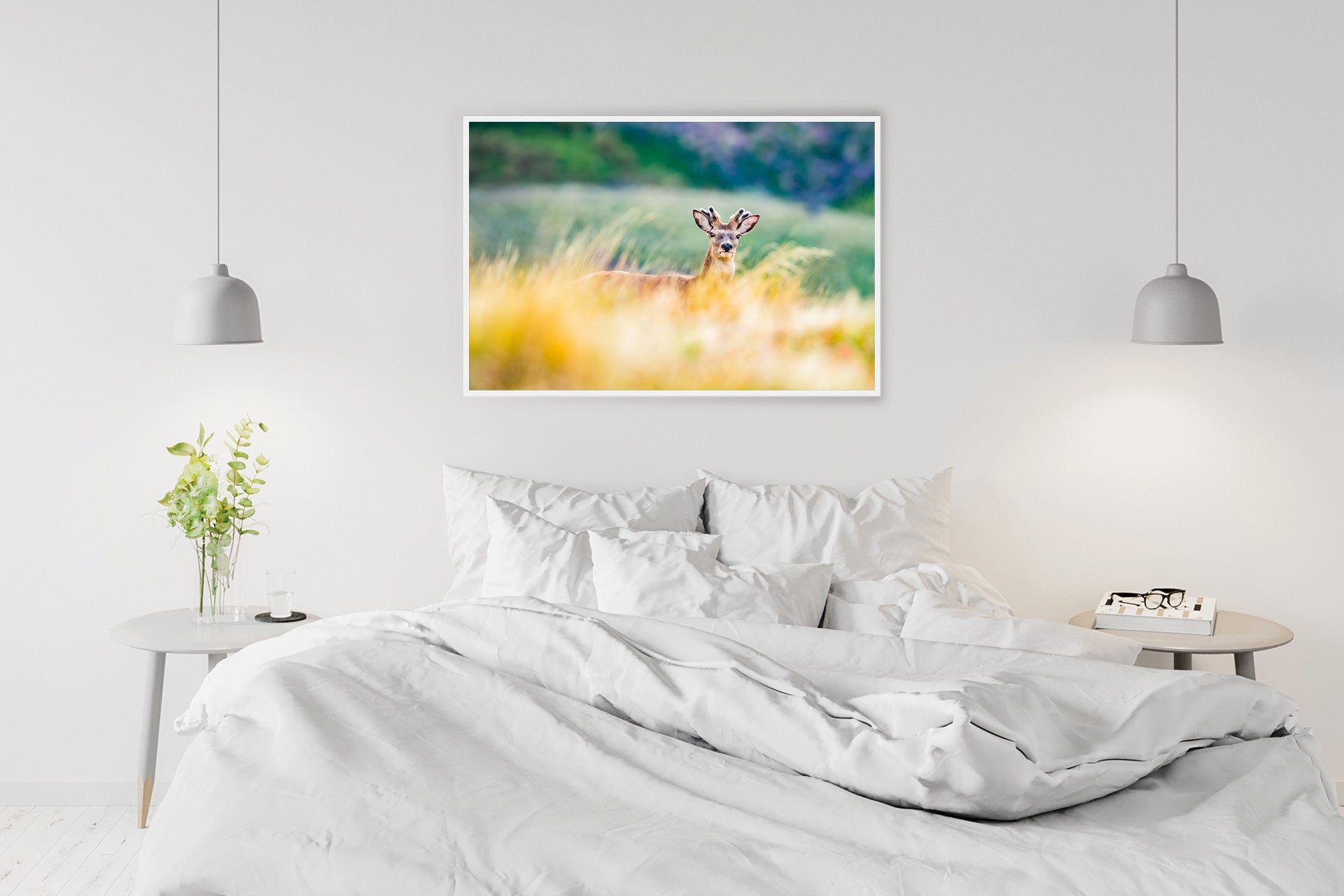 Red Stag Spiker wall print