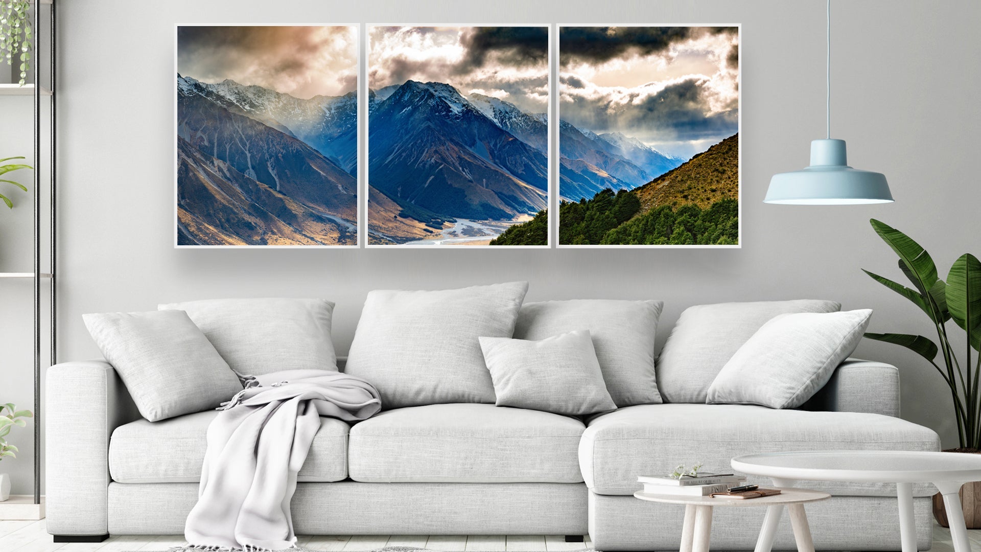 The Dobson River Valley Southern Alps New Zealand wall print